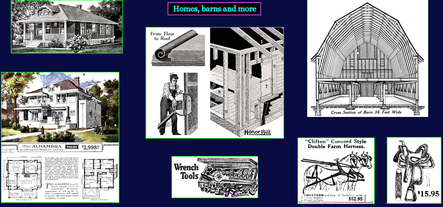 Sears home kits and barn kits, 1920s